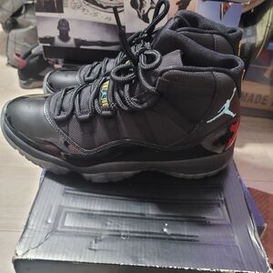 Jordan Black and Blue Sneakers